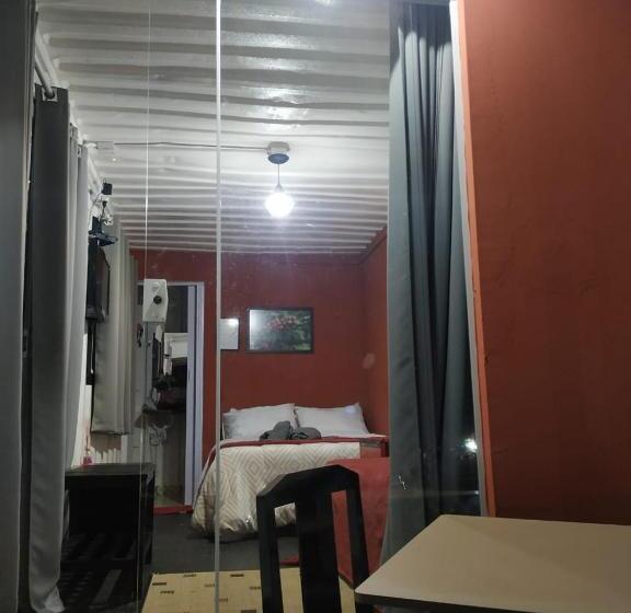 Четырехместный Номер Стандарт с Балконом, Ecaffe Hotel Pousada Container   Coqueiral Mg
