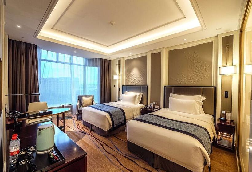Quarto Deluxe Vista Cidade, Wyndham Qingdao