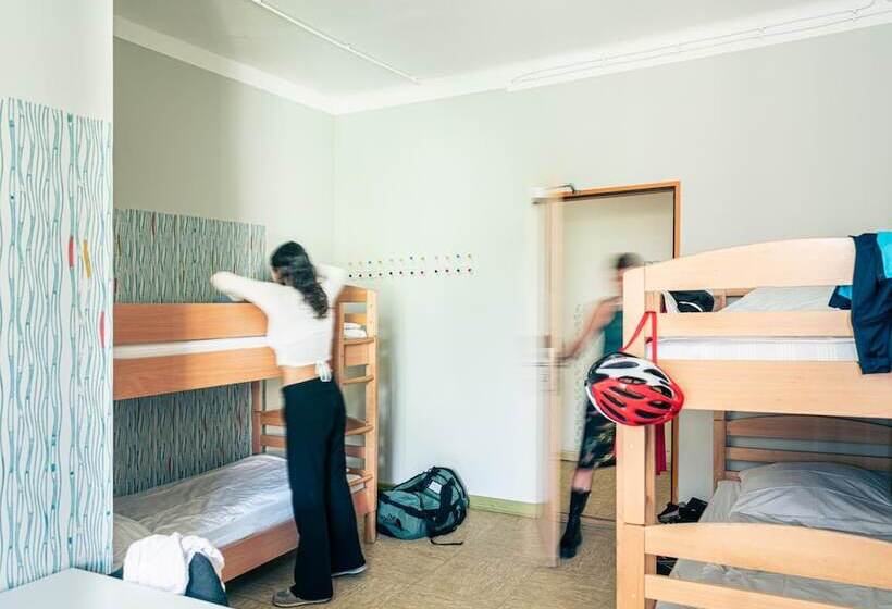 Bed in Shared Room with Shared Bathroom, Three Little Pigs Hostel   Your Berlin Castle