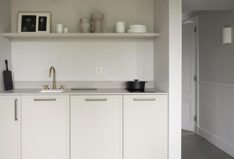 带1个卧室的豪华公寓, Boutique Hotel Benedict Noordwijk