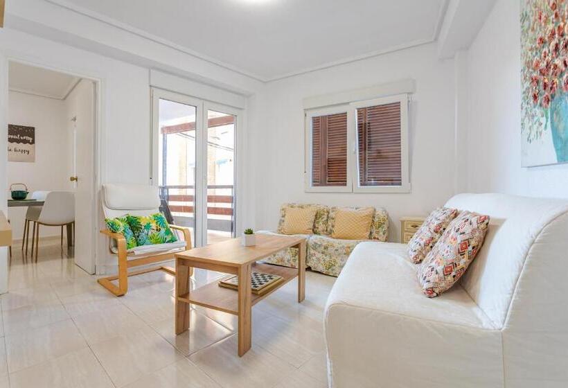 آپارتمان 1 خوابه با تراس, Hostal El Perelló, Valencia