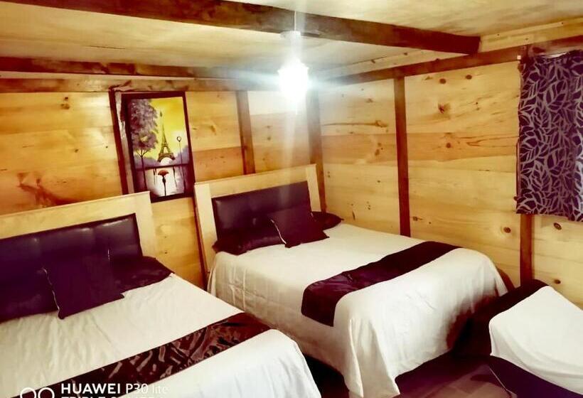 חדר סטנדרט לארבעה, Cabañas Tipo Habitación  El Paraíso De Zacatlán