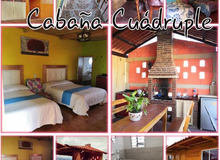 חדר סטנדרט לארבעה, Cabañas Tipo Habitación  El Paraíso De Zacatlán