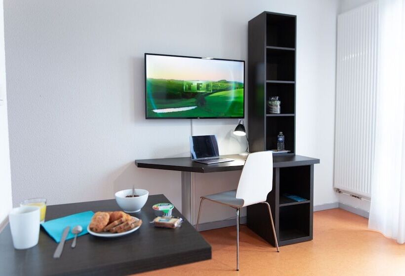 Апартаменты 1 Спальня, Comfort Aparthotel Besancon Hauts Du Chazal