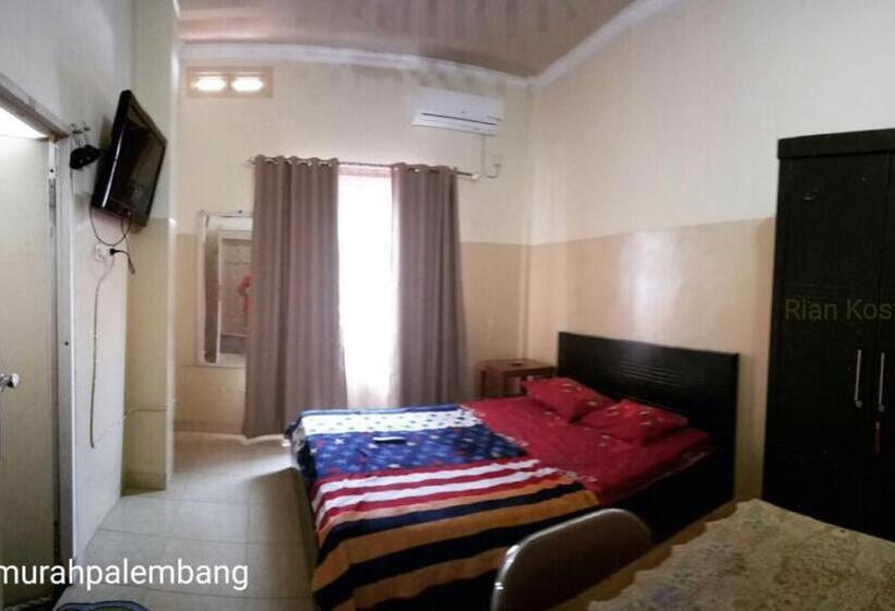 Standardrum, Rian Kost   Hotel Penginapan Murah Pusat Kota Palembang