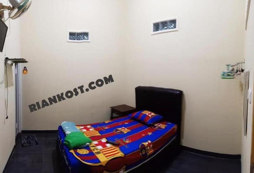 Standard Enkelrum, Rian Kost   Hotel Penginapan Murah Pusat Kota Palembang