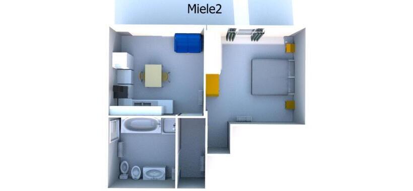 Апартаменты 1 Спальня, B&b Miele