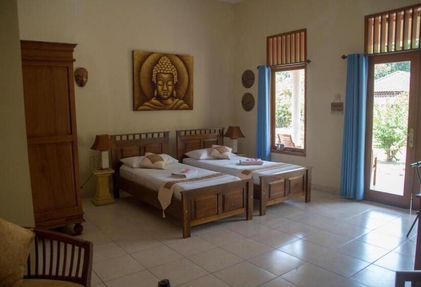 اتاق استاندارد با چشم‌انداز باغ, Guesthouse Rumah Senang