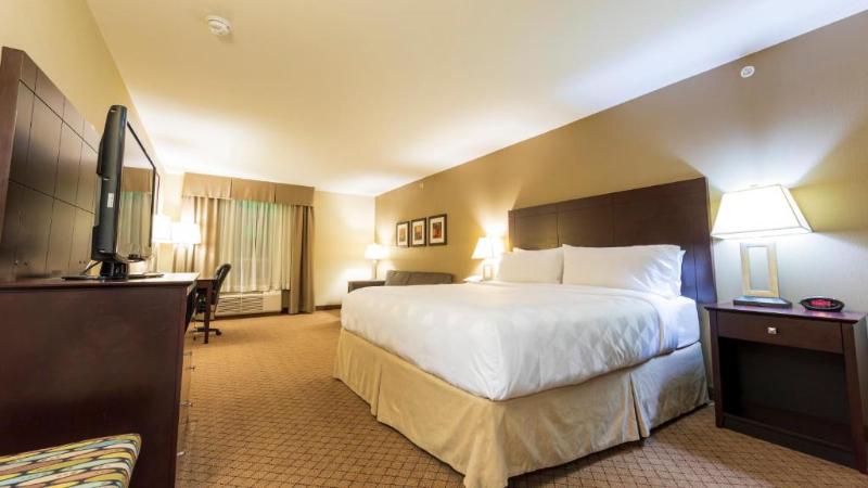 キングサイズベッドのスタンダードルーム, Holiday Inn Hotel And Suites Kamloops, An Ihg