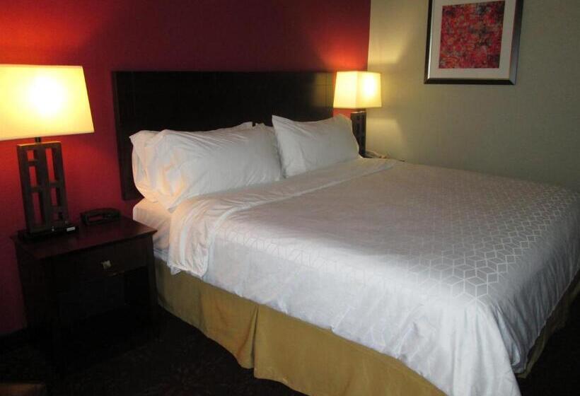 身障者適用キングサイズベッドルーム, Holiday Inn Express Cloverdale   Greencastle, An Ihg