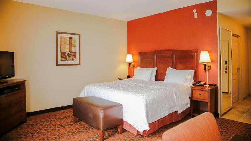 带大床的标准间, Hampton Inn Matamoras/milford