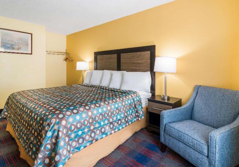 Номер Стандарт Кровать Кинг Адаптированный для Инвалидов, Americas Best Value Inn Clayton