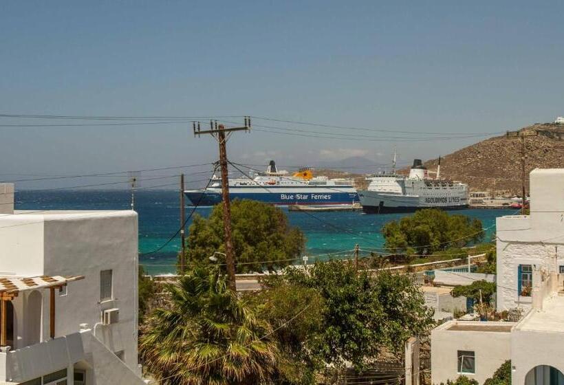 Номер Deluxe Вид на Море с Балконом, Alexandra Mykonos Port
