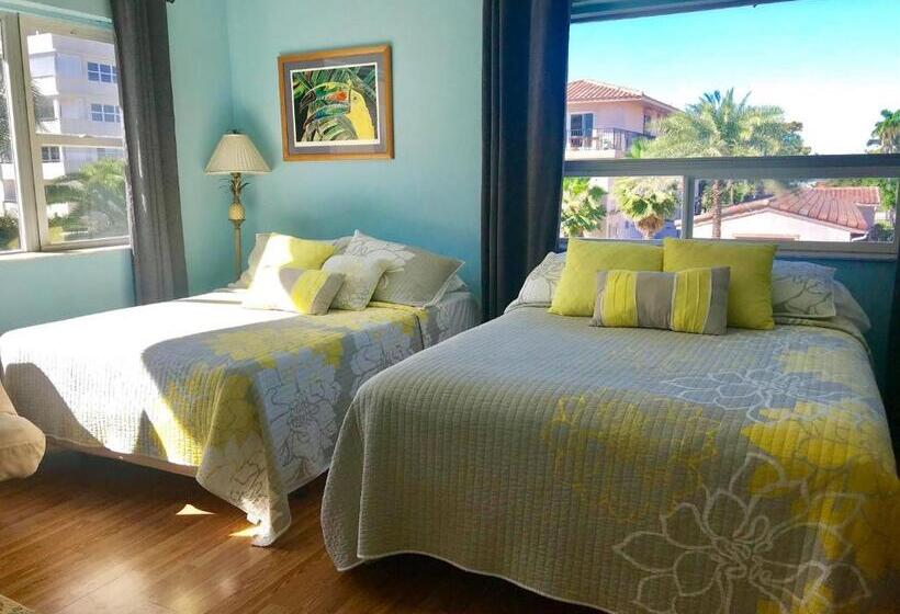 带2个双人床的标准工作室, Ebb Tide Resort