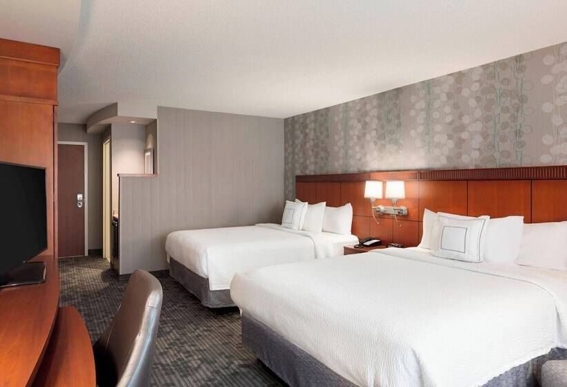 Номер Стандарт 2 Двуспальные Кровати, Courtyard By Marriott Fort Smith Downtown