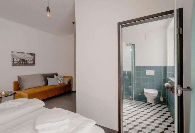 غرفة قياسية مزوَّدة بتراس, Bett & Berg Bad Ischl, Self Check In