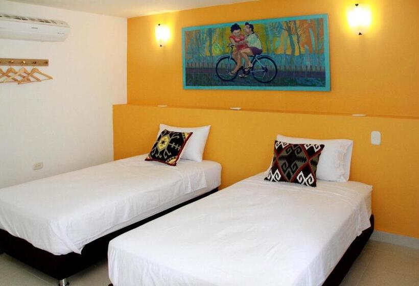 חדר דלוקס, La Guaca Hostel Santa Marta
