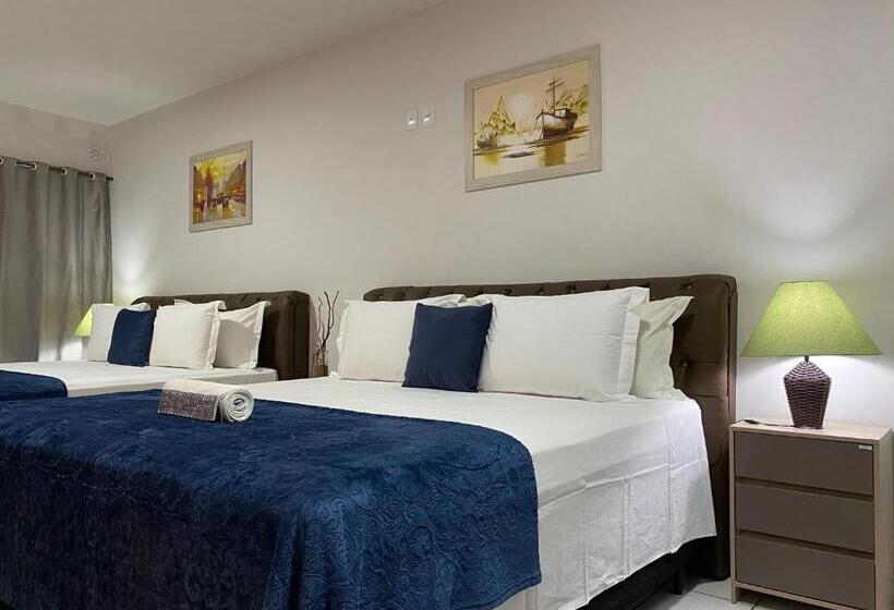 Люкс Deluxe Кровать Кинг, B & A Suites Inn Hotel   Quarto Luxo Safira