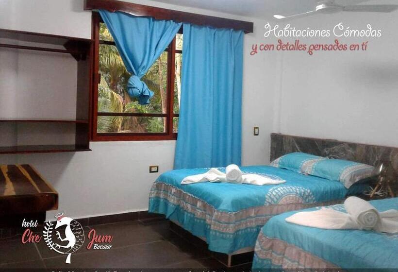 Quarto Estandar 2 Camas Casal, Casa Chejum Bacalar