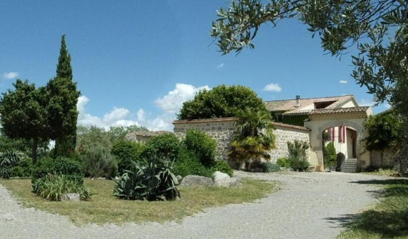 خانه 4 خوابه, Gîte L Escoussou Au Calme, 6p, 4ch, 130m2, Charme Et Nature, Piscine Chauffée, Sud Ardèche