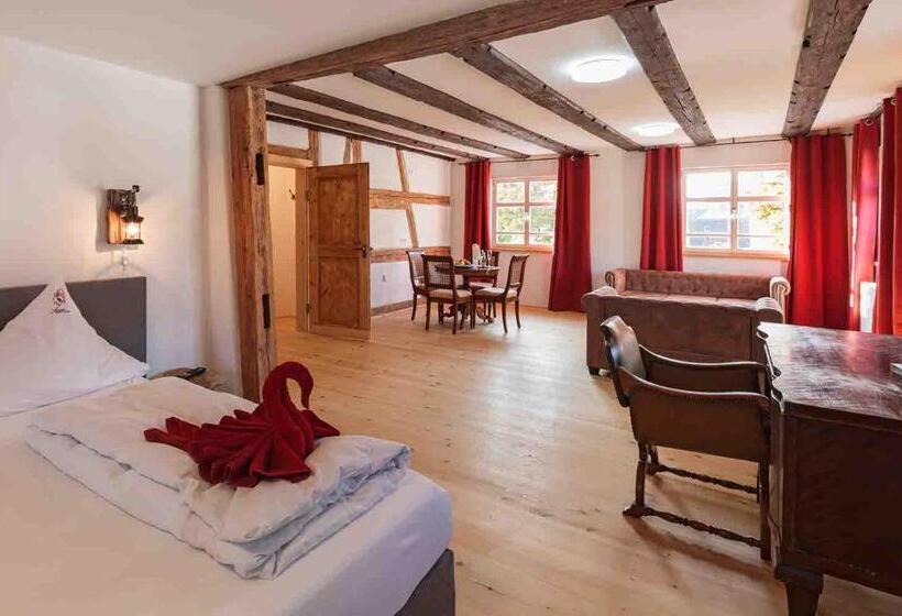 침실 2개 아파트, Bodensee Hotel Storchen