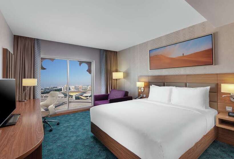 带大床的标准间, Hilton Garden Inn Casablanca Sud