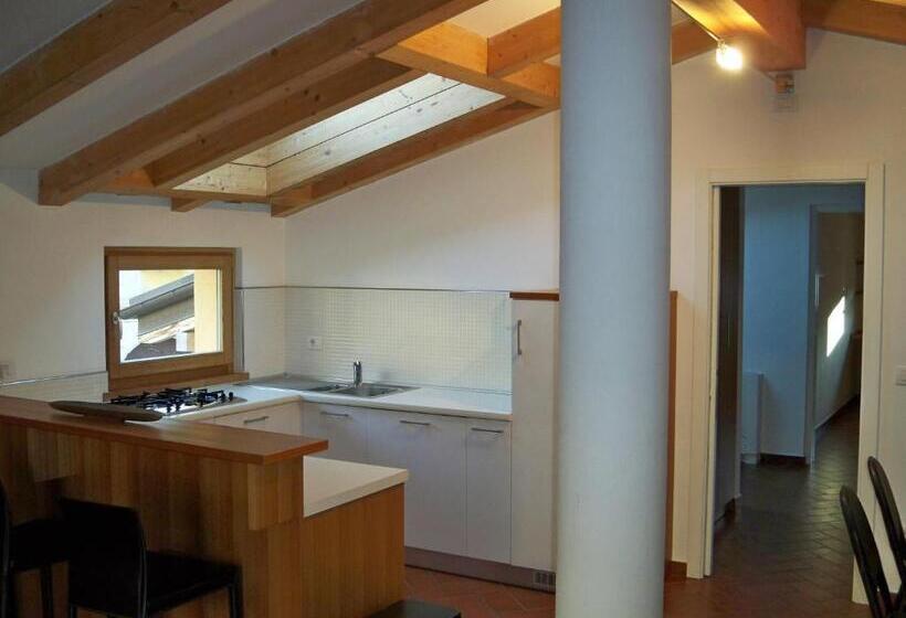 침실 2개 아파트, Relais Palazzo Lodron
