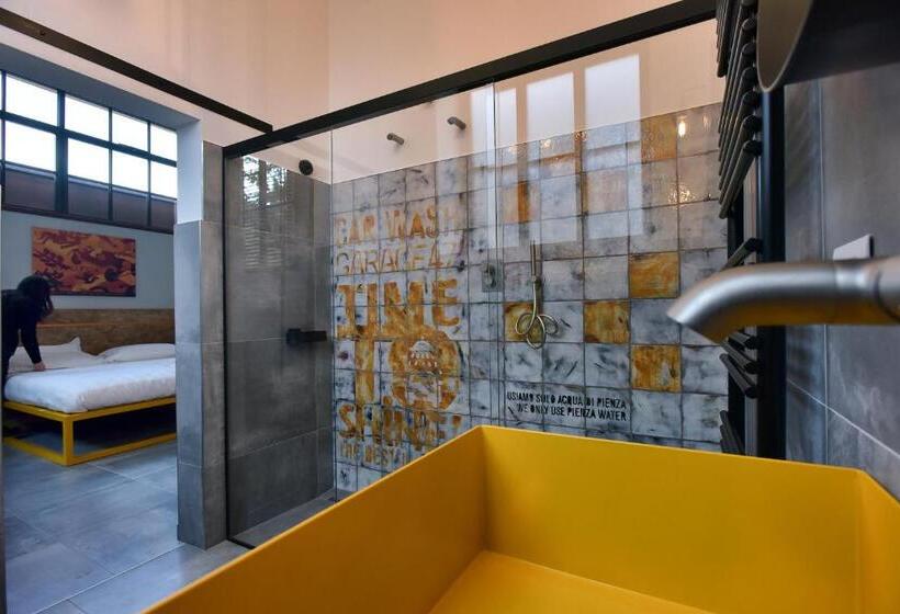 Номер Deluxe Кровать Кинг, Garage47 Storica Officina Meccanica Loft B&b In Pienza