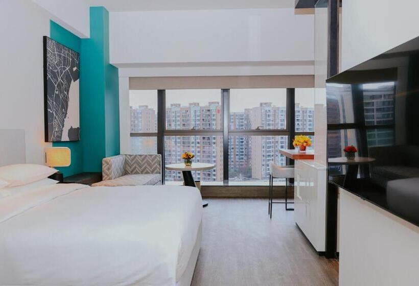 اتاق استاندارد با تخت بزرگ, Hyatt Centric Lakeside Ningbo