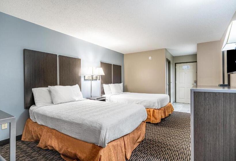 Номер Стандарт 2 Двуспальные Кровати, Americas Best Value Inn Chattanooga N