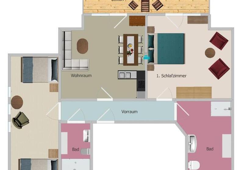 2 Bedrooms Apartment Mountain View, Zeiserhof