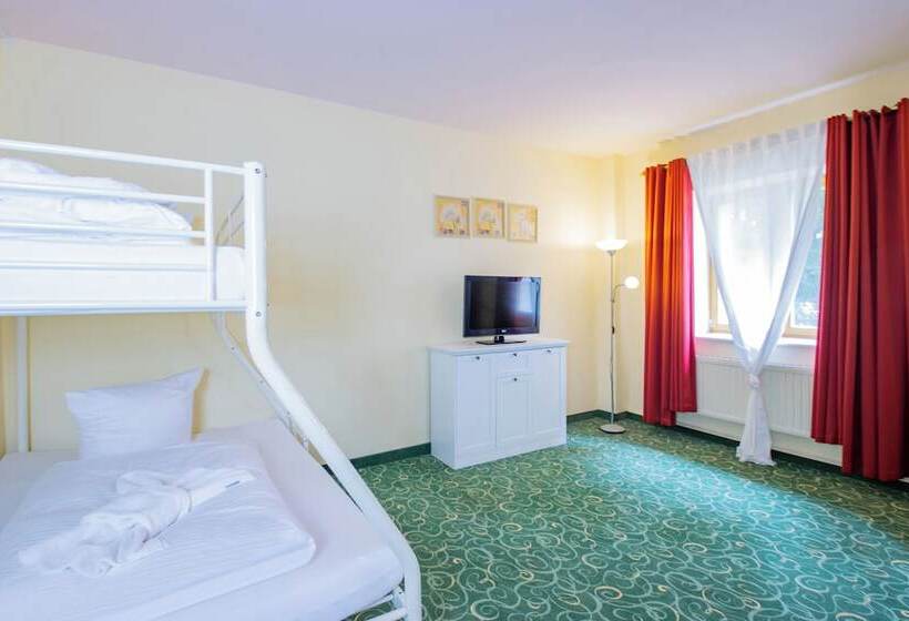 Четырехместный Номер Стандарт, Erzgebirgshotel Freiberger Höhe