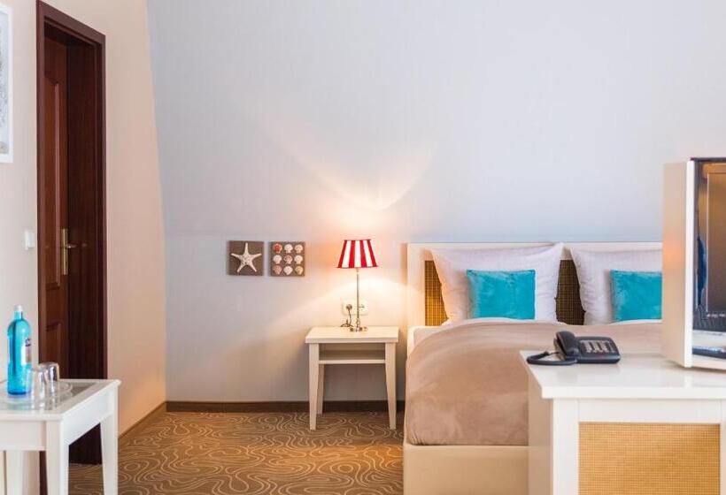 Standardzimmer innenliegend, Mein Strandhaus   Hotel, Restaurant & Schwimmbad