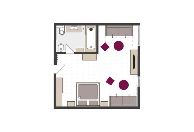 Номер Economy, Paradies Pure Mountain Resort