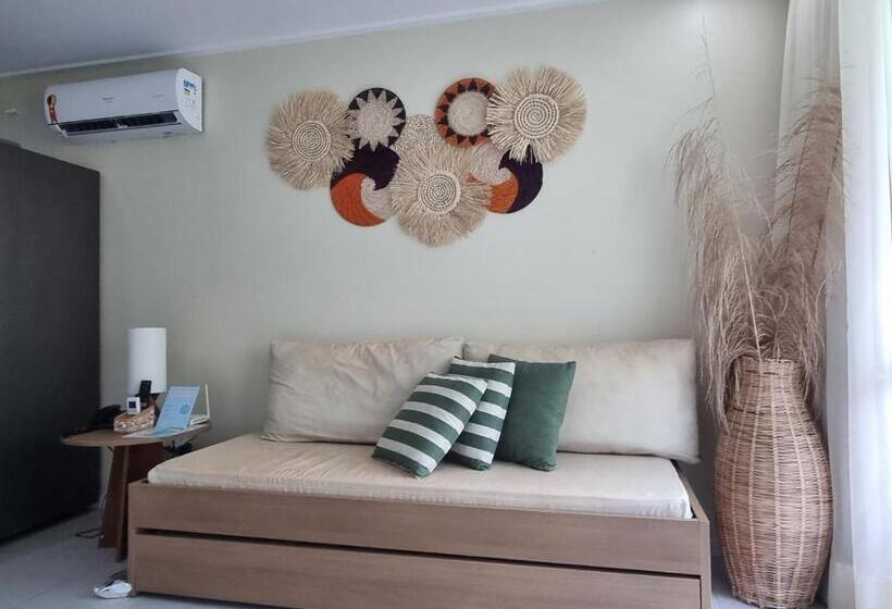 Апартаменты 2 Спальни, Beach Class Resort 2 Quartos Muro Alto Bms