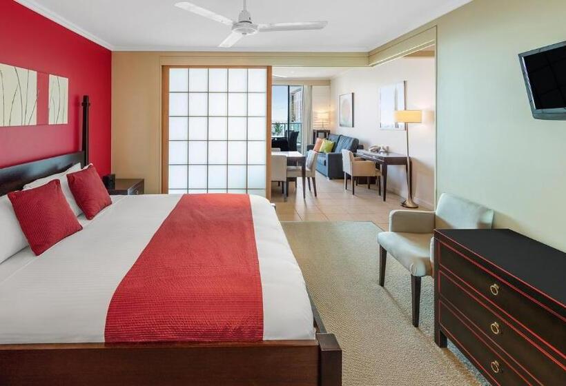 2침실 아파트 풀장 전망, Oaks Hervey Bay Resort And Spa