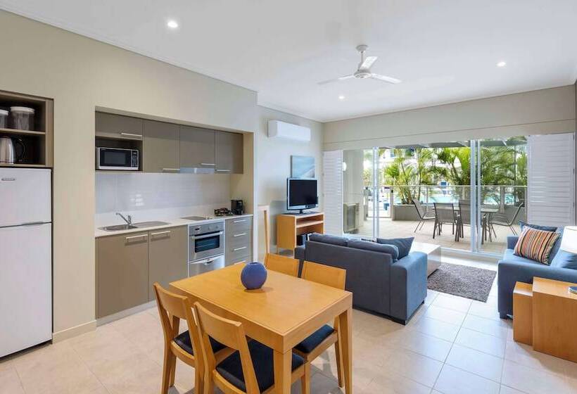 침실 1개 풀장 전망 아파트, Oaks Hervey Bay Resort And Spa