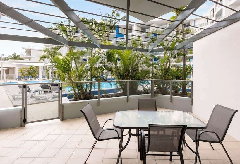 침실 1개 풀장 전망 아파트, Oaks Hervey Bay Resort And Spa