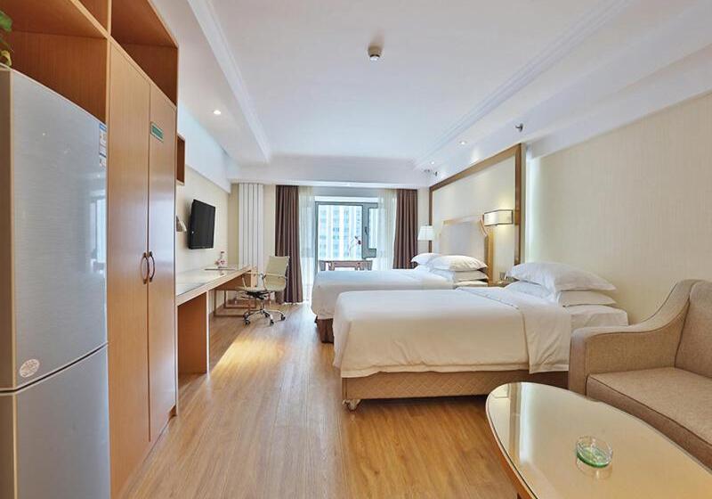غرفة ديلوكس عائلية, Vienna Hotel Harbin West Railway Station Wanda Plaza