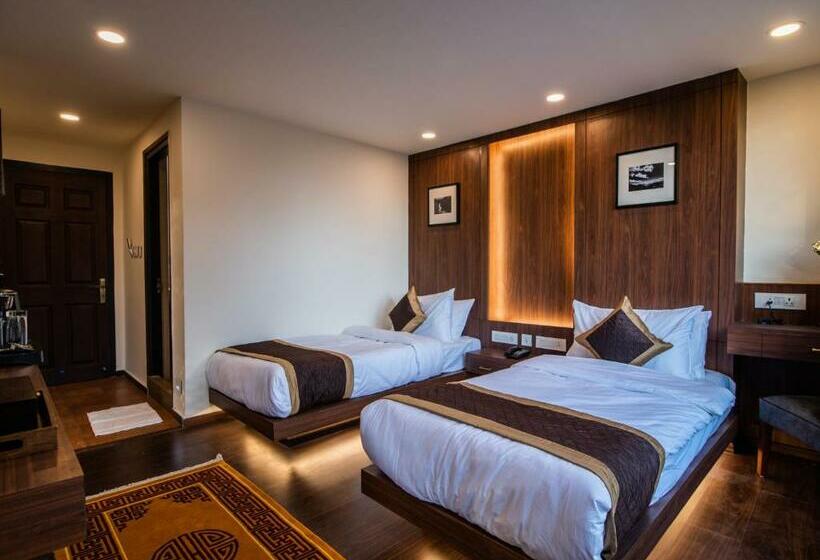 带山景的复式房间, Indra Mandala,gangtok   Am Hotel Kollection