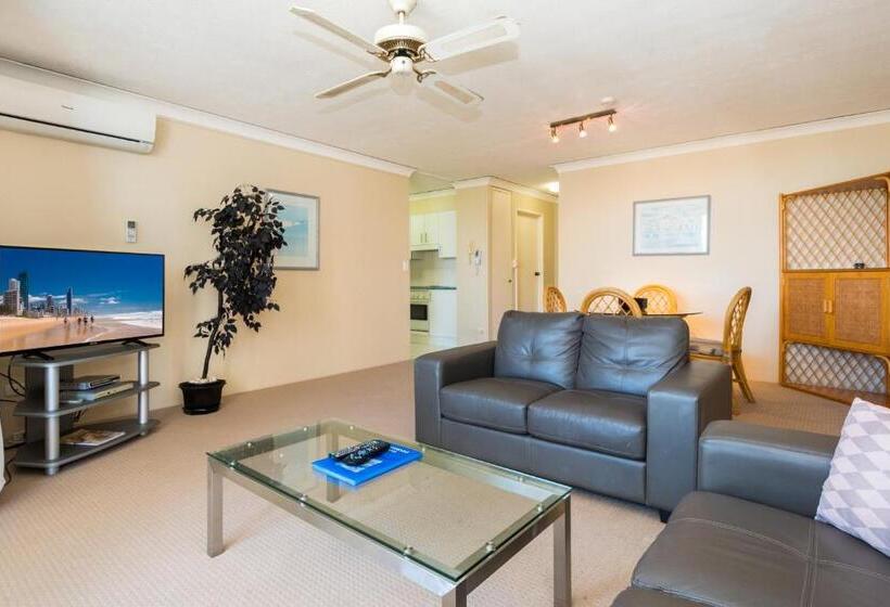 דירת חדר שינה  1 עם נוף לעיר, Breakers North Absolute Beachfront Apartments