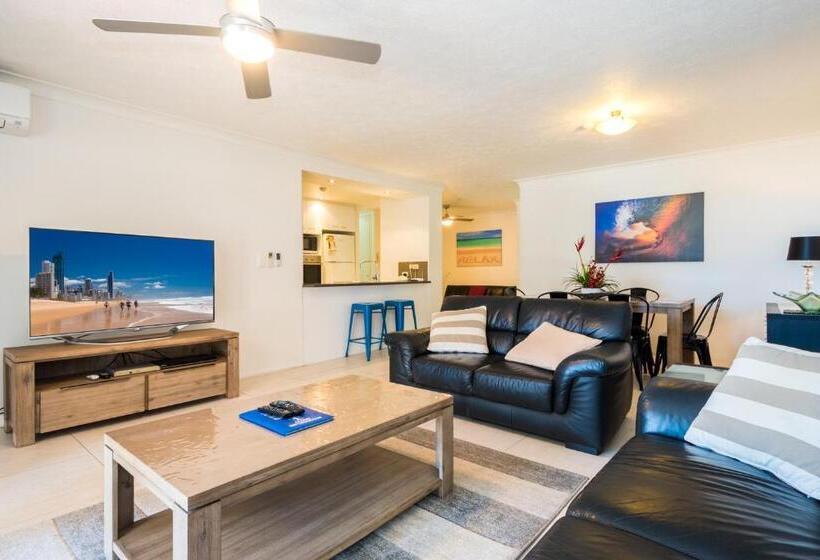 דירת 2 חדרים נוף לים, Breakers North Absolute Beachfront Apartments