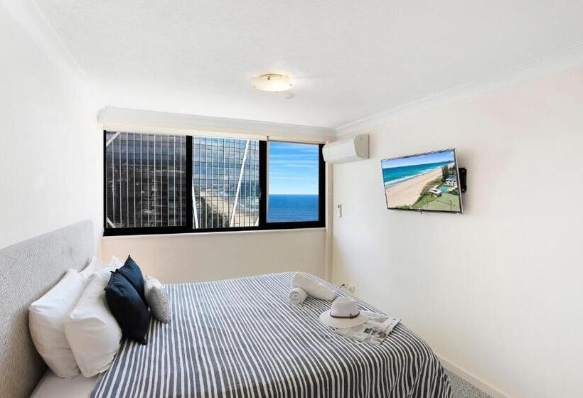 דירת 2 חדרים נוף לים, Breakers North Absolute Beachfront Apartments
