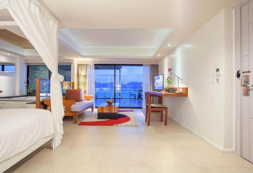 스위트 킹사이즈 침대, Zenmaya Oceanfront Phuket, Trademark Collection By Wyndham