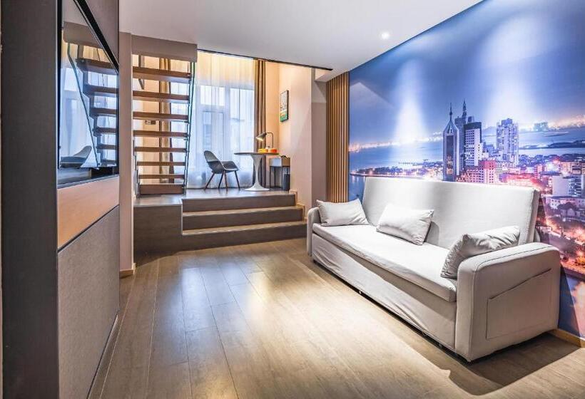 Номер Deluxe, Atour Hotel Qingdao Cbd Hangzhou Road
