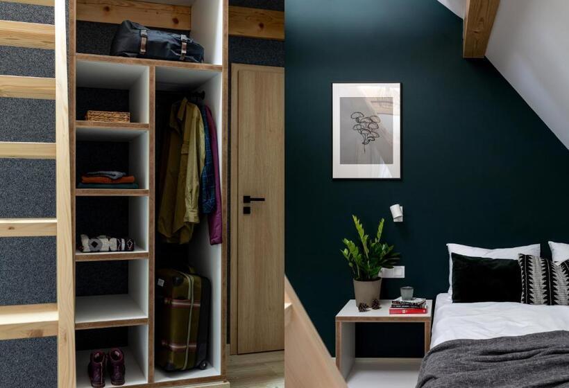 اتاق استاندارد چهارنفره با بالکن, Dom Góry Las   Kameralny Pensjonat W Centrum Karpacza Dla Gości Dorosłych Od 13 Roku życia, Catering