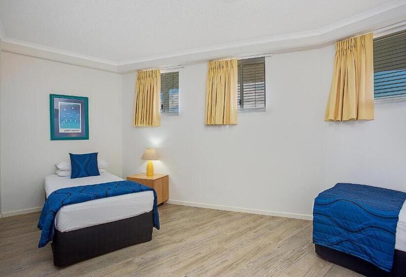 침실 2개 바다 전망 아파트, Kirra Beach Apartments