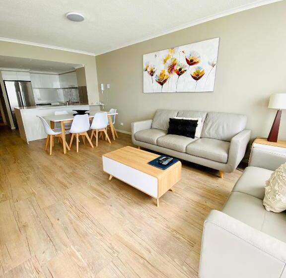 침실 1개 바다 전망 아파트, Kirra Beach Apartments