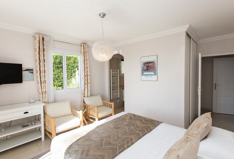 디럭스 룸 바다 전망, Les Chambres D Hôtes De Mougins