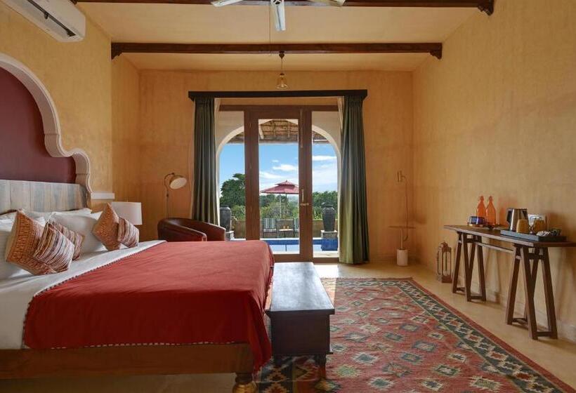 标准间带山景, Maya Garh Pushkar